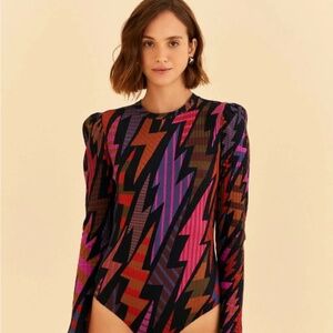Farm Rio Lightning Bodysuit